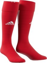 adidas Santos 18 Sportsokken - Maat 46 - Unisex - rood/wit