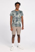 J&JOY - T-Shirt Mannen 19 Rain Forest Bright Leaves