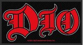 Dio - Logo Patch - Zwart/Rood