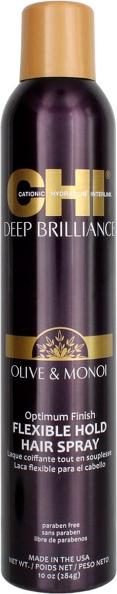 CHI - Deep Brilliance Olive & Monoi Flexible Hold Hair Spray - 284g