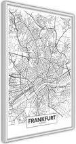 City map: Frankfurt.