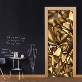 Fotobehang voor deuren - Photo wallpaper - Golden Geometry I.