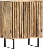 Decoways - Dressoir 60x35x75 cm massief mangohout