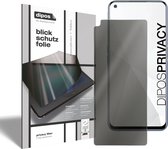 dipos I Blickschutzfolie klar kompatibel mit Oppo Find X3 Neo Sichtschutz-Folie Display-Schutzfolie Privacy-Filter (expres kleiner dan het glas omdat het gebogen is)