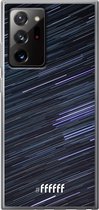 6F hoesje - geschikt voor Samsung Galaxy Note 20 Ultra -  Transparant TPU Case - Moving Stars #ffffff