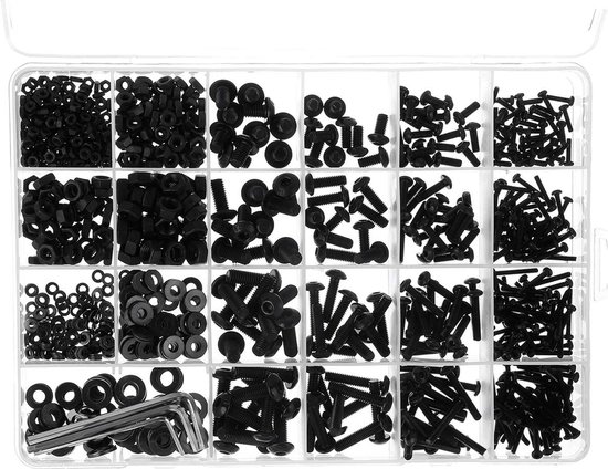Proftec metaalschroeven M3 x 60 mm - platkop - staal - verzinkt - zaagsnede - DIN963 (Per 200 stuks