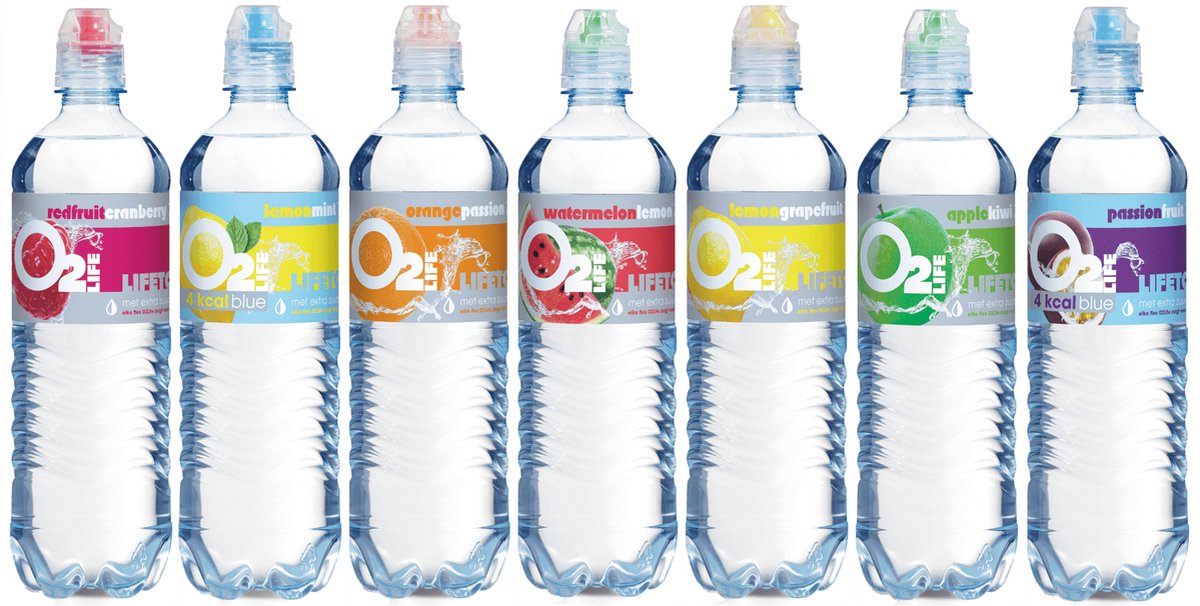 O2c Wasser O2Life - Mineraalwater (Red Fruit/Cranberry - 6 x 750 ml) | bol