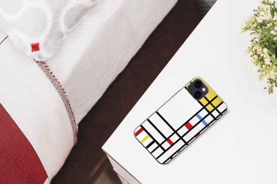 Coque iPhone 13 mini - Place De La Concorde - Piet Mondrian - Siliconen