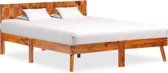 Decoways - Bedframe massief sheeshamhout 140x200 cm