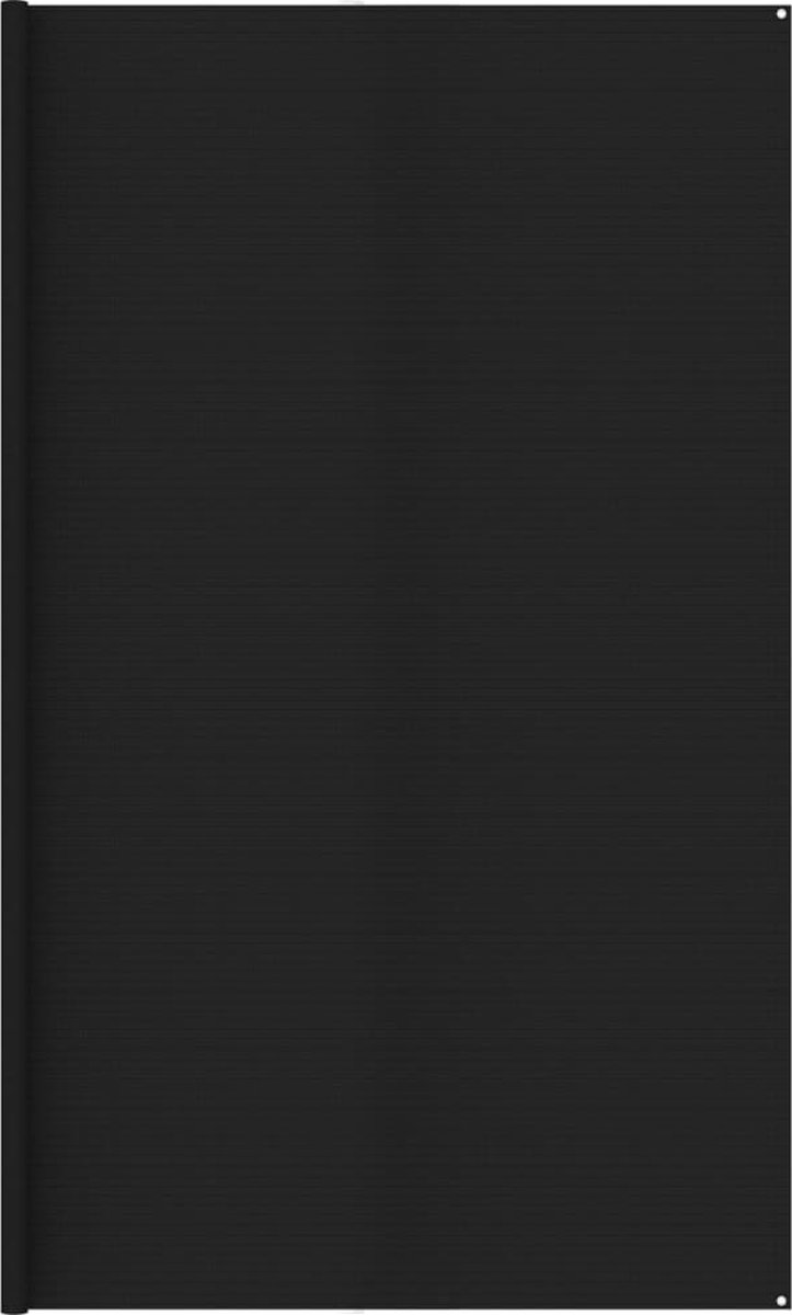 Decoways - Tenttapijt 400x600 cm zwart