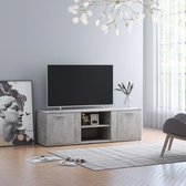 Decoways - Tv-meubel 120x34x37 cm spaanplaat betongrijs