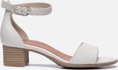 Tamaris Greenstep sandalen met hak wit - Maat 39