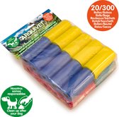Arquivet Colored Dog Droppings Replacement Bags | 20x15 Bags