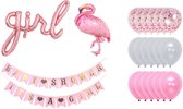 Babyshower versiering Flamingo (Meisje)- PartyPro.nl