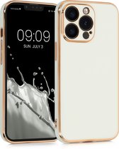 kwmobile Hoes voor Apple iPhone 13 Pro - Backcover voor smartphone - Telefoonhoesje in wit