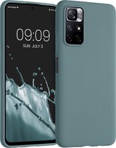 kwmobile telefoonhoesje voor Xiaomi Redmi Note 11 - Hoesje voor smartphone - Back cover in arctisch blauw