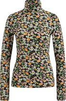 WE Fashion Dames top met col en bloemendessin