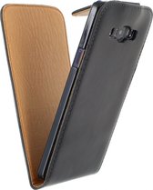 Samsung Galaxy A7 (2015) Hoesje - Xccess - Serie - Kunstlederen Flipcase - Zwart - Hoesje Geschikt Voor Samsung Galaxy A7 (2015)