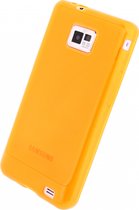 Mobilize TPU Case Deluxe Orange Transparant Samsung Galaxy SII I9100