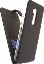 Alcatel A7 XL Hoesje - Mobilize - Gelly Classic Serie - Kunstlederen Flipcase - Zwart - Hoesje Geschikt Voor Alcatel A7 XL