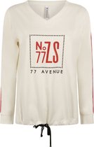 Zoso 221 Motion Sweater With Artwork Off White/Red - XL