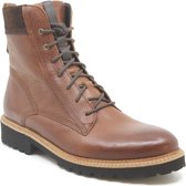 Durea 9741 Veterboots Bruin Leer Smal Wijdte E