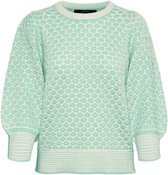 VERO MODA  vmjayda 3/4 o-neck blouse  GROEN XS