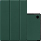 Hoesje Geschikt voor Samsung Galaxy Tab A8 Hoesje Case Hard Cover Hoes Book Case - Donkergroen
