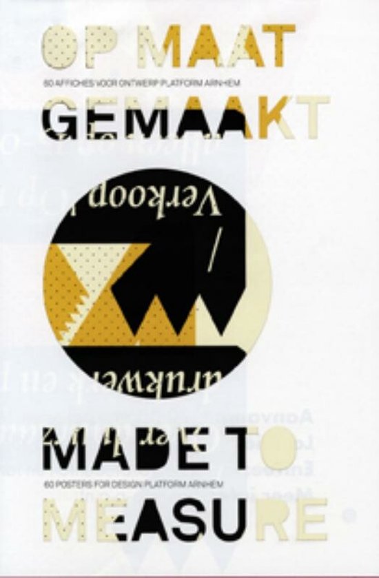 Cover van het boek 'Op maat gemaakt = Made to measure / druk 1' van Ewan Lentjes