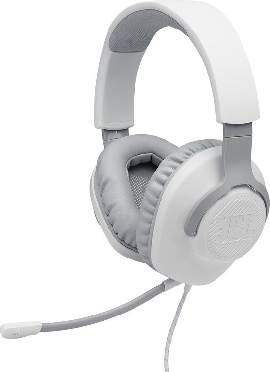 Humaan verkeer Kano JBL Quantum 100 Wit - Gaming Headset - Bedraad - Over Ear - PS4/PS5, Xbox,  PC &... | bol.com