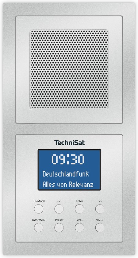 chaos Ruim absorptie Technisat Digitradio UP1, zilver (DAB+/FM, BT) | bol.com