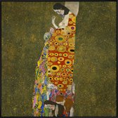 JUNIQE - Poster met kunststof lijst Klimt - The Hope II -50x50