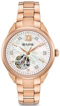 Bulova  97P121 Horloge - Staal - Rosékleurig - Ø 34 mm