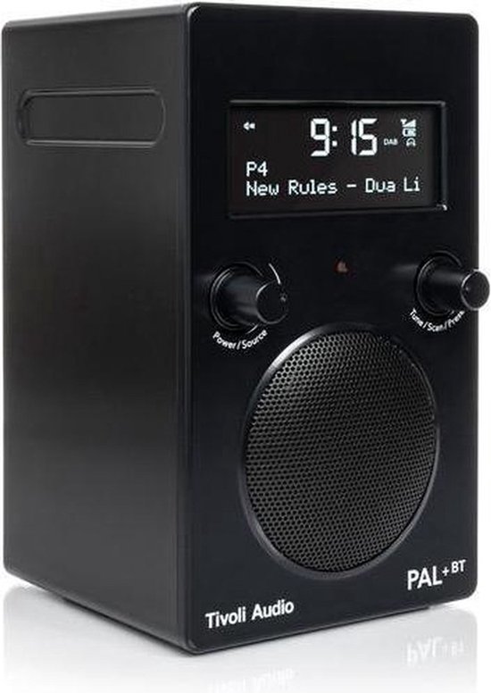 Tivoli Audio PAL+Bluetooth Draagbare DAB+ radio Zwart
