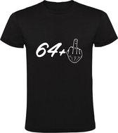 65 jaar Heren t-shirt | verjaardag | feest | grappig | cadeau | Zwart