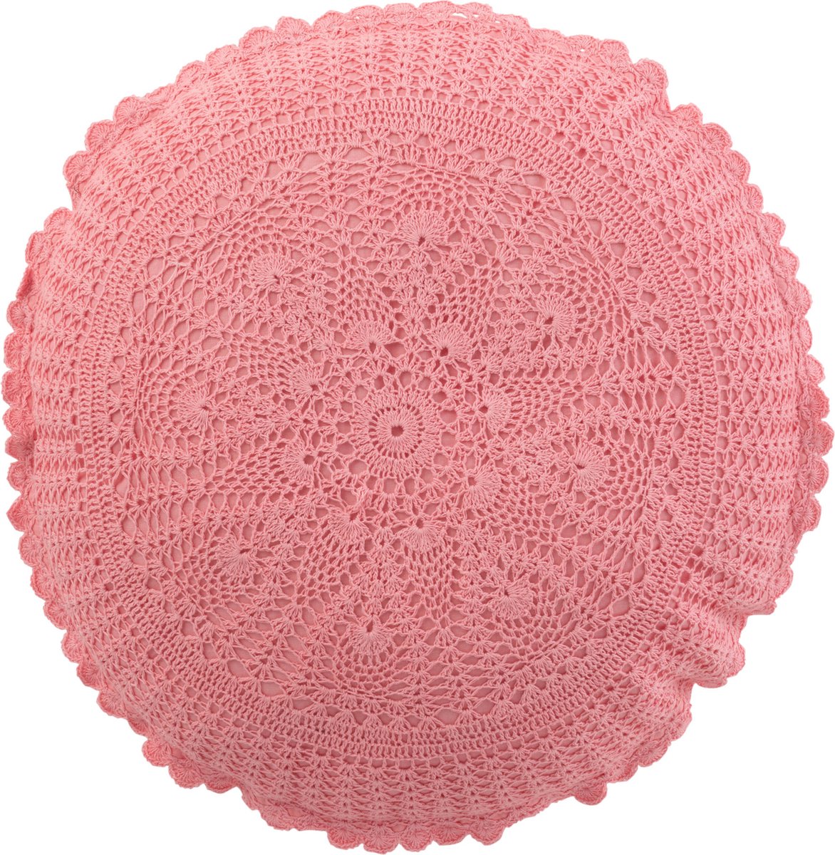 Kussen | textiel | roze | 39x39x (h)10 cm main product image