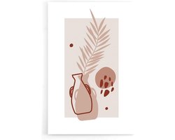 Walljar - Abstract Pot Shadow - Muurdecoratie - Poster
