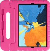 Hoes Geschikt voor iPad Pro 2018 (11 inch) Hoes Kinder Hoesje Kids Case Shockproof Cover - Hoesje Geschikt voor iPad Pro 11 inch (2018) Hoesje Kidscase - Roze