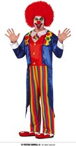 Fiestas Guirca - Kostuum Clown gestreepte broek maat L (52-54)