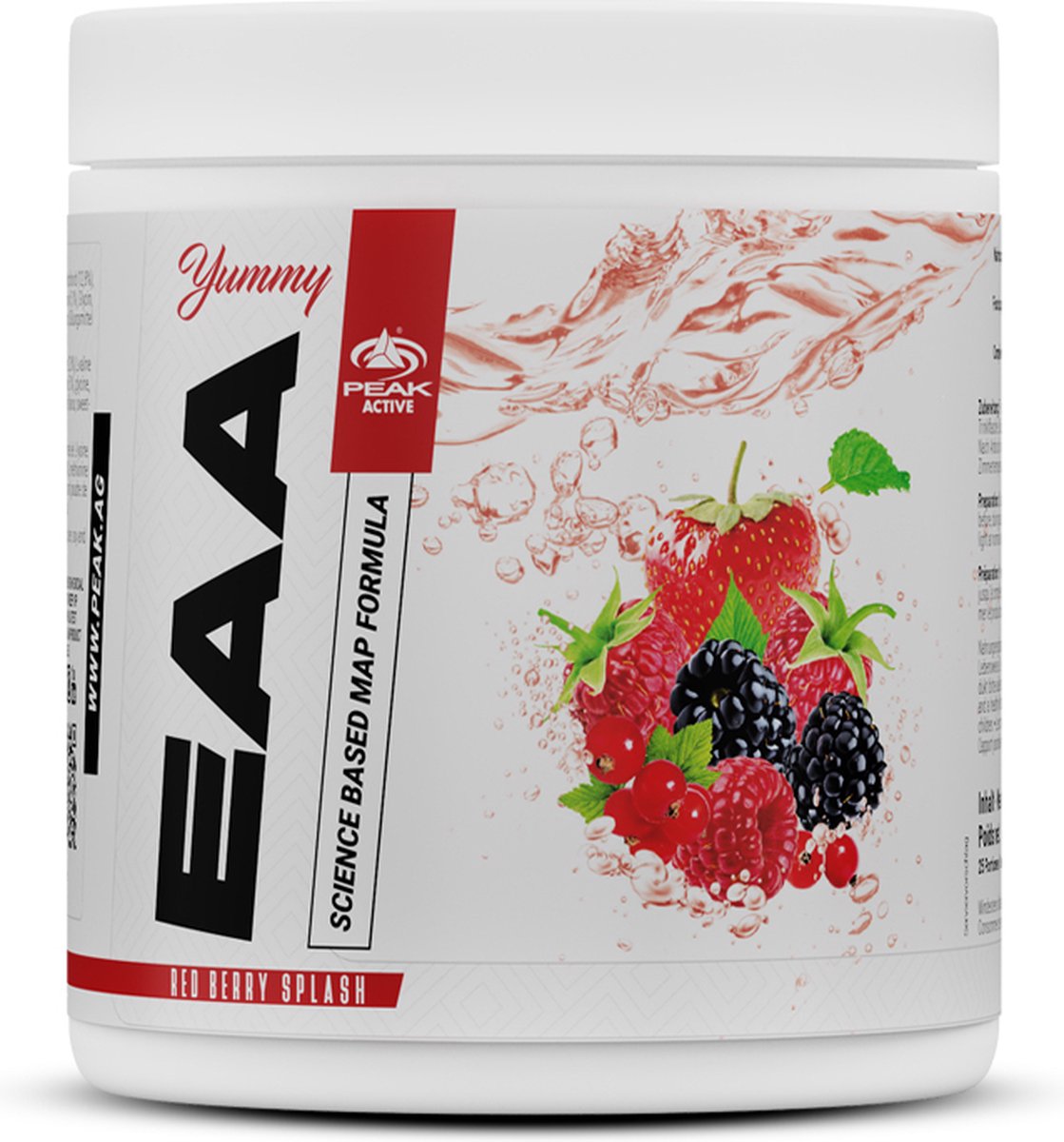 Goedkoopste Peak Yummy EAA (400g) Red Berry Splash - Aminozuren - EAA