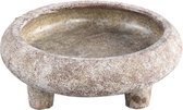 PTMD Tarris Ronde Bloempot - H8 x Ø20 cm - Cement - Grijs