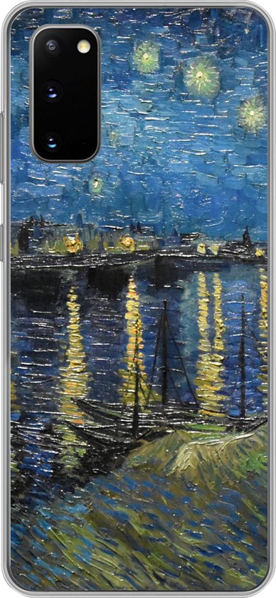 Coque Samsung Galaxy S20 - Nuit étoilée sur le Rhône - Van Gogh - Art - Siliconen Phone Case