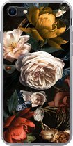 Geschikt voor iPhone SE 2020 hoesje - Bloemen - Natuur - Patroon - Siliconen Telefoonhoesje
