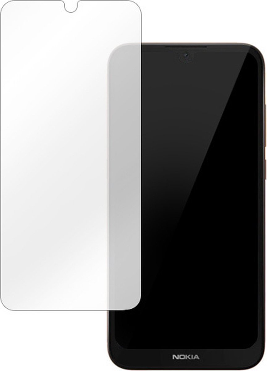 LuxeBass Screenprotector geschikt voor Nokia 1.4 - glas scherm - bescherming