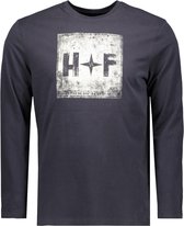 Haze & Finn T-shirt Tee Hf Vintage Ls Mu17 0014 Dark Navy Mannen Maat - M