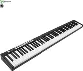 MoreLife elektronische piano - Keyboard Piano - Professionele  Elektronische Toetsenbord - Zwarte Piano - Bluetooth Piano - Witte Piano voor beginners