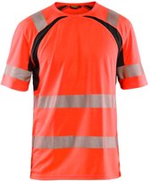 Blaklader UV-T-shirt High Vis 3397-1013 - High Vis Rood/Zwart - XXL