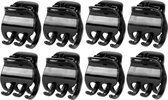 Haarspeld Klem Mini 8 Stuks Zwart