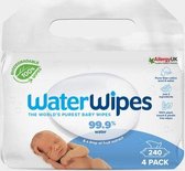 WaterWipes Bio Baby Billendoekjes | Voordeelpak 4x60 - (240st)