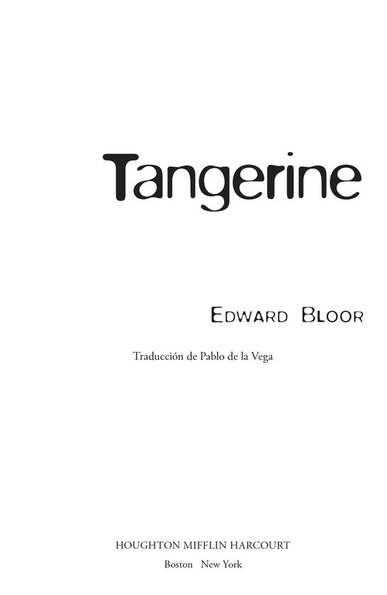 Tangerine (ebook), Edward Bloor 9780544509290 Boeken